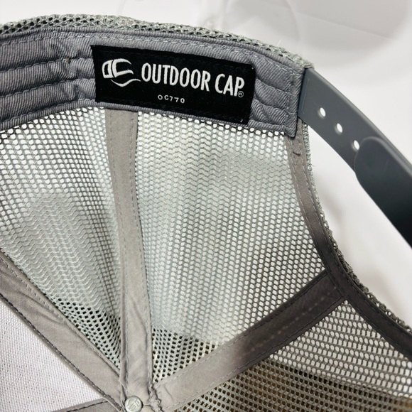 Outdoor Bull Gray and Black Trucker Cap - Picture 3 of 3